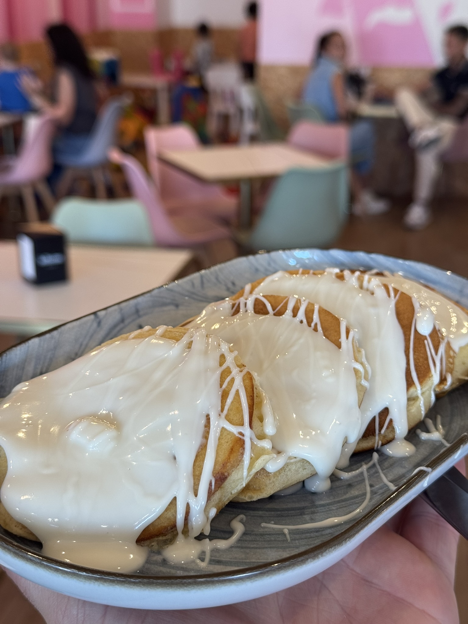 Crêpe con chocolate blanco